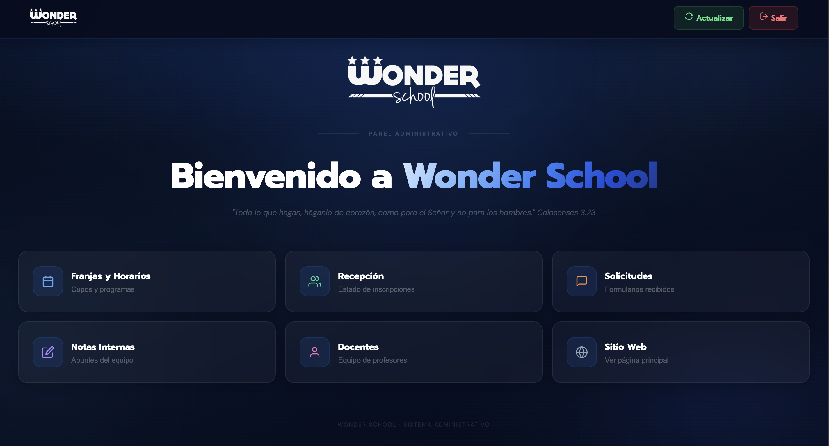 Wonder School
